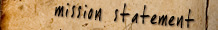 mission statement