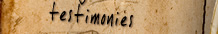 testimonies